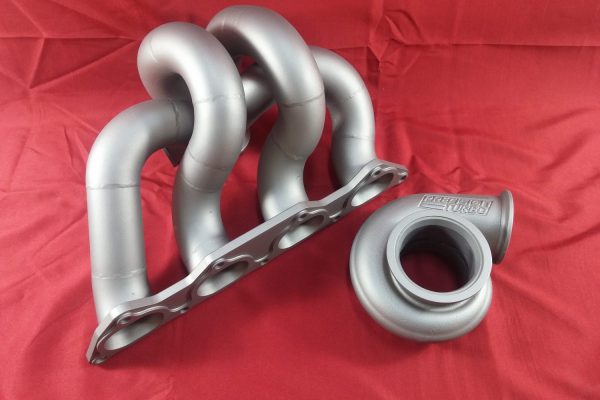 ceramic coated turbo housing and manifold in titanium